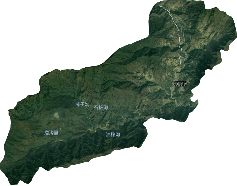 枫顺乡卫星图