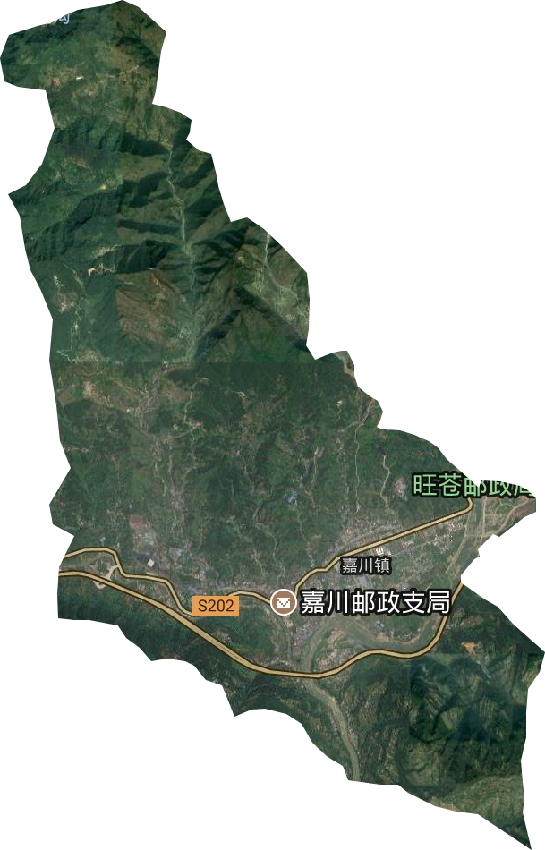 嘉川镇卫星图