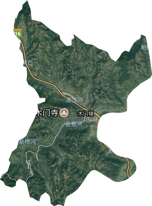 木门镇卫星图