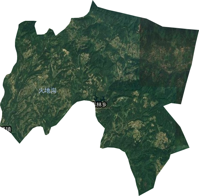 枣林乡卫星图