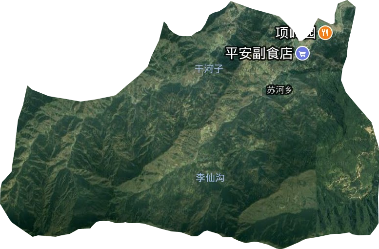 苏河乡卫星图
