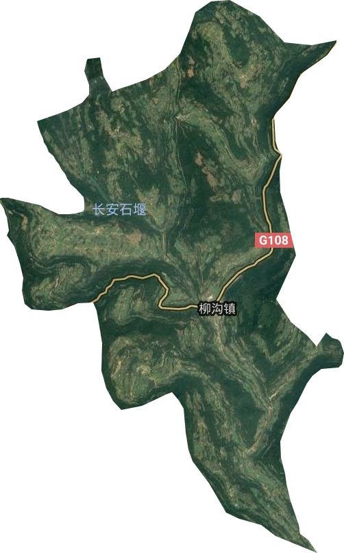 柳沟镇卫星图