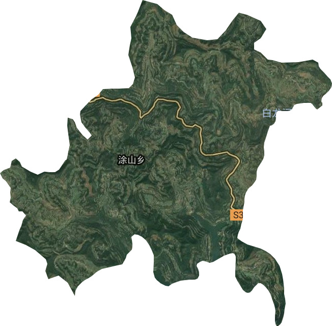 涂山乡卫星图
