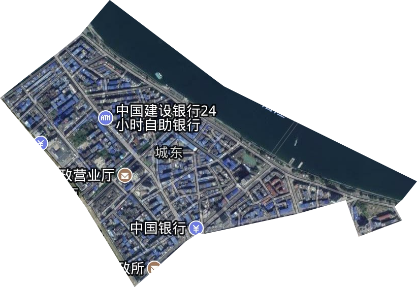 镇江寺街道卫星图