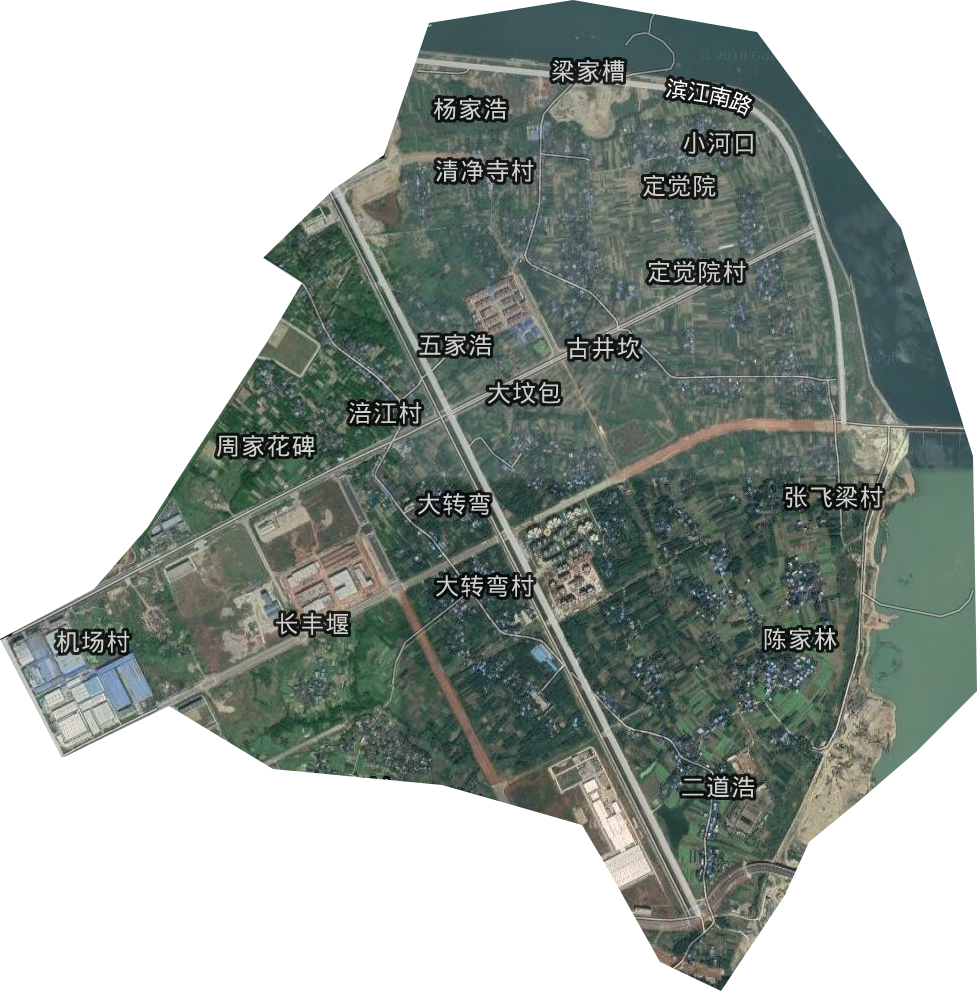 龙坪街道卫星图