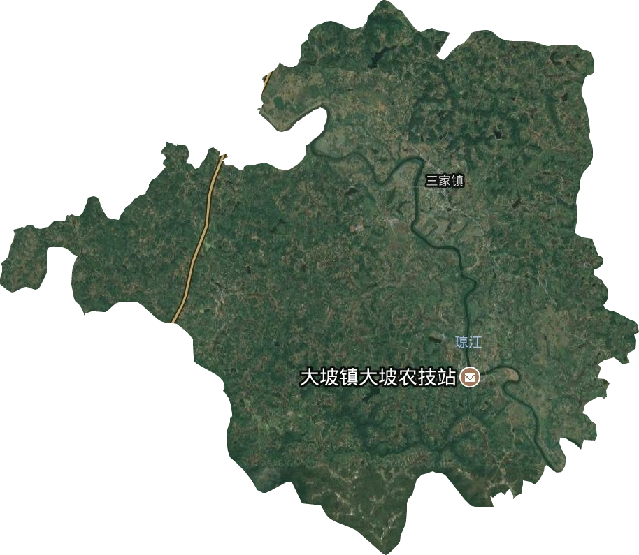 三家镇卫星图