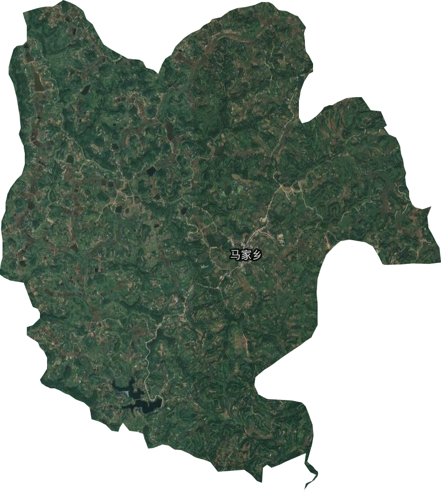 马家乡卫星图