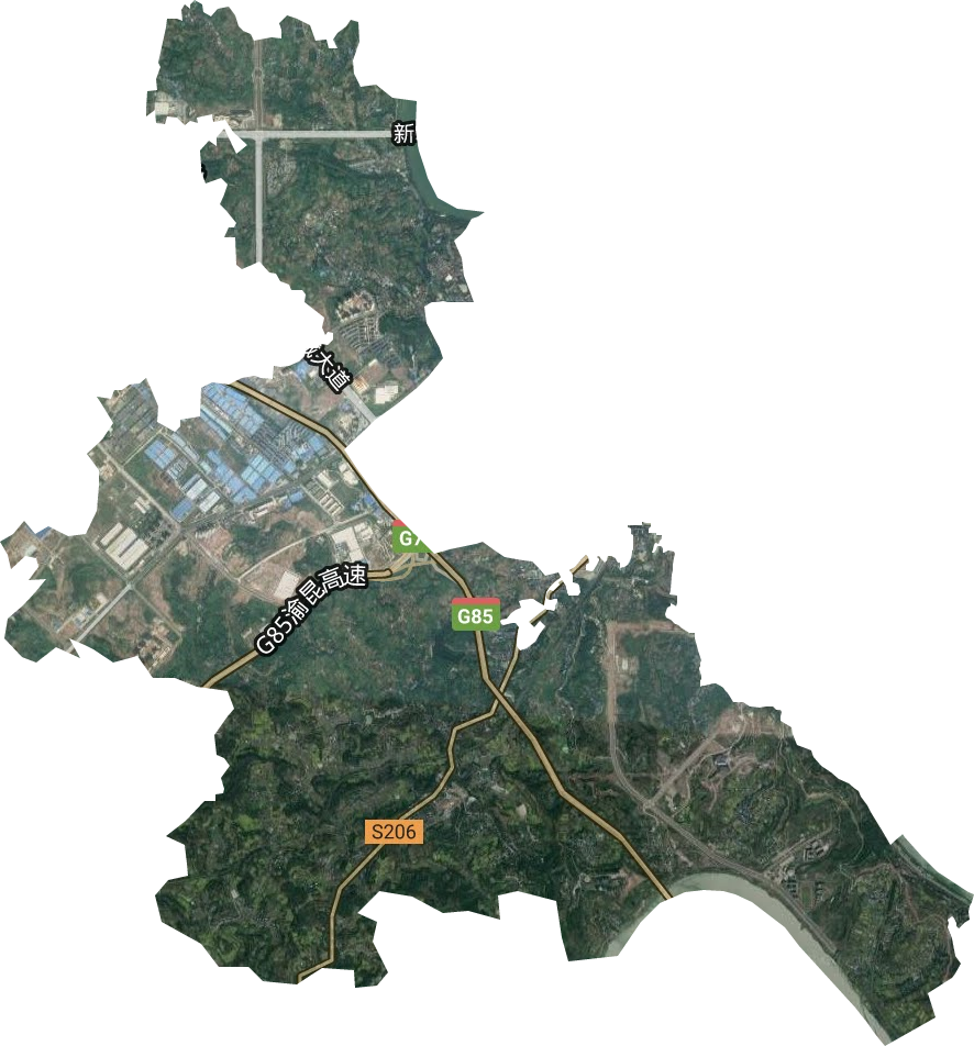 交通乡卫星图