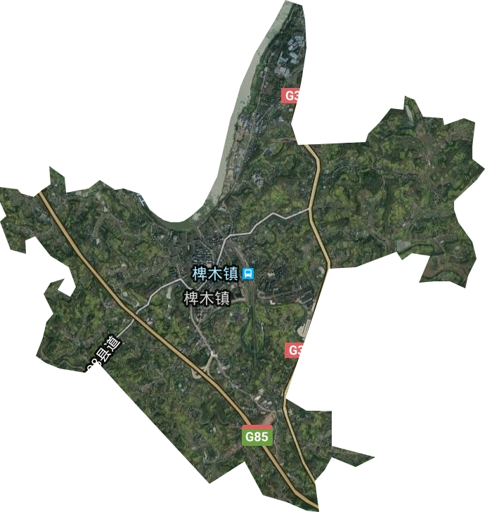椑木镇卫星图