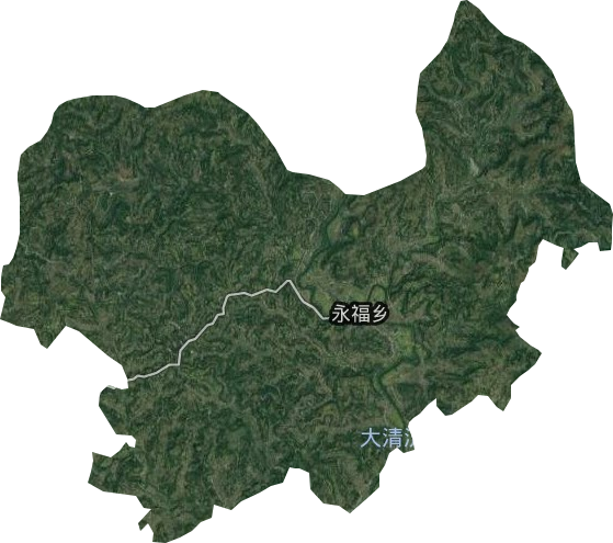 永福乡卫星图