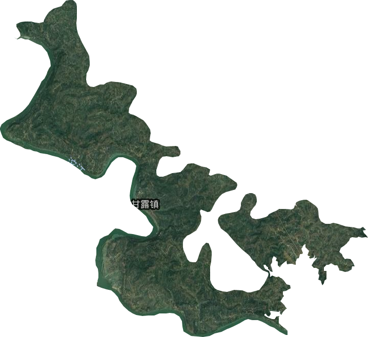甘露镇卫星图