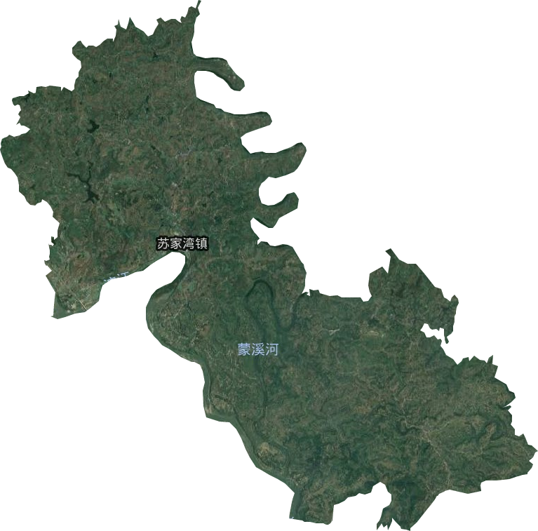 苏家湾镇卫星图