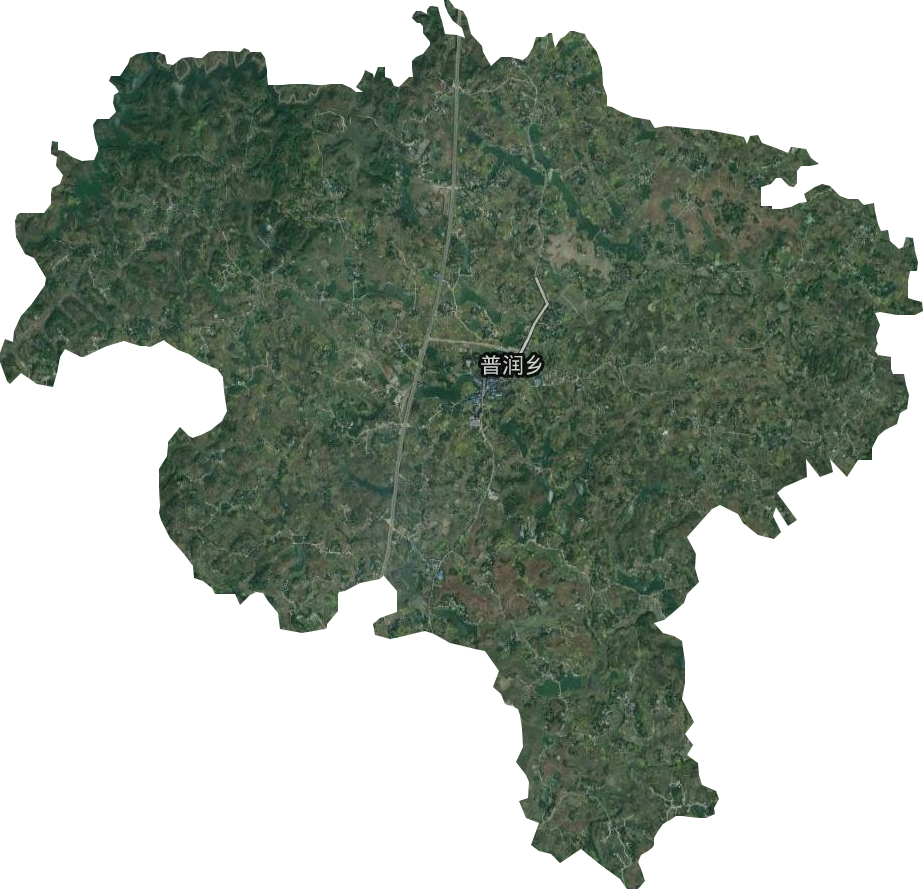 普润乡卫星图