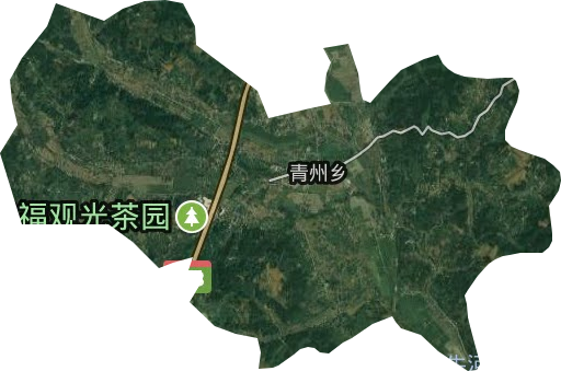 青州乡卫星图