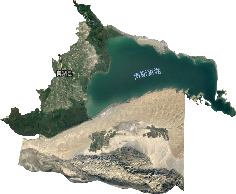博湖县卫星图
