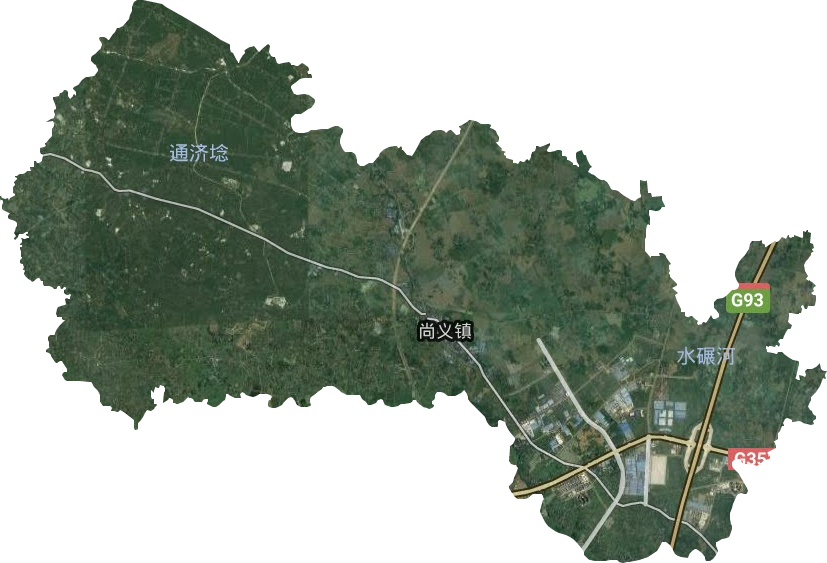 尚义镇卫星图