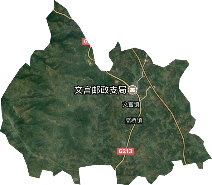 文宫镇卫星图
