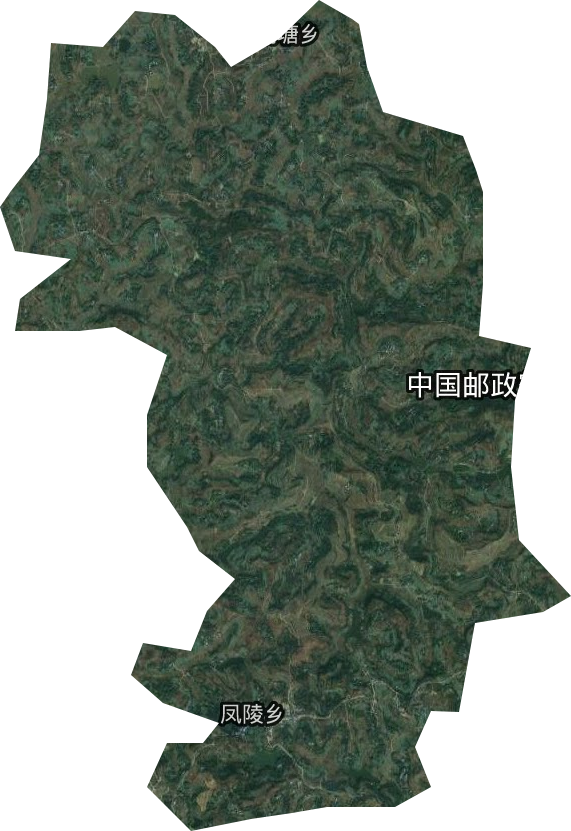 藕塘乡卫星图