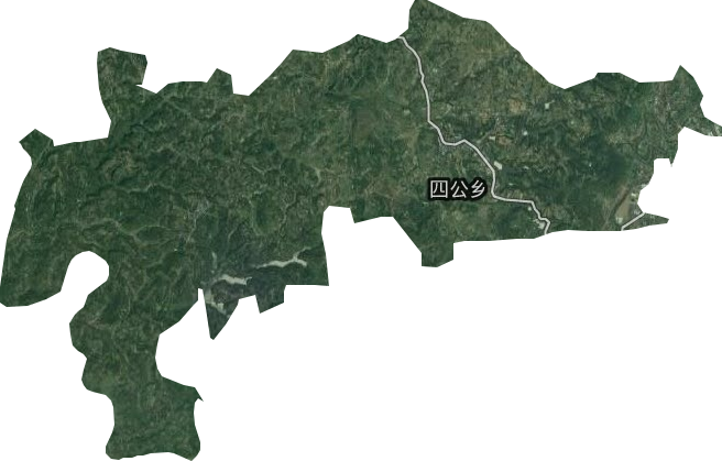 四公乡卫星图