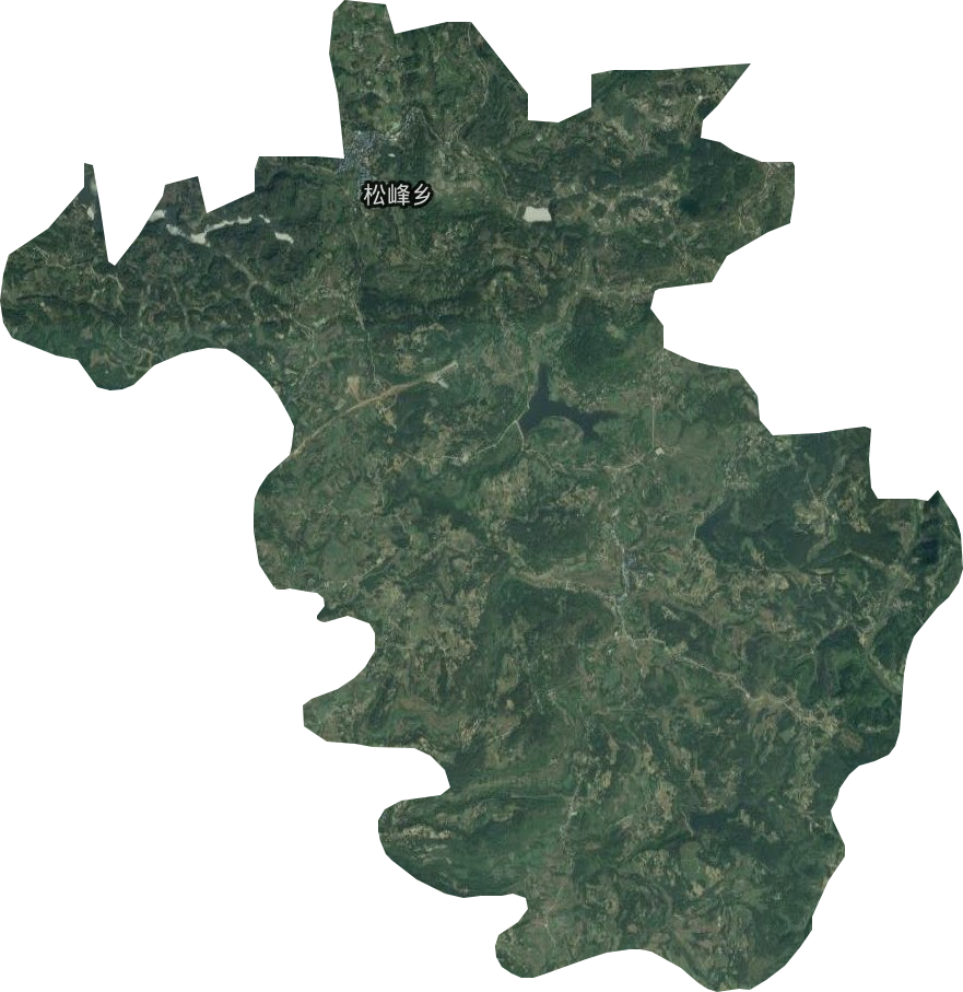 松峰乡卫星图