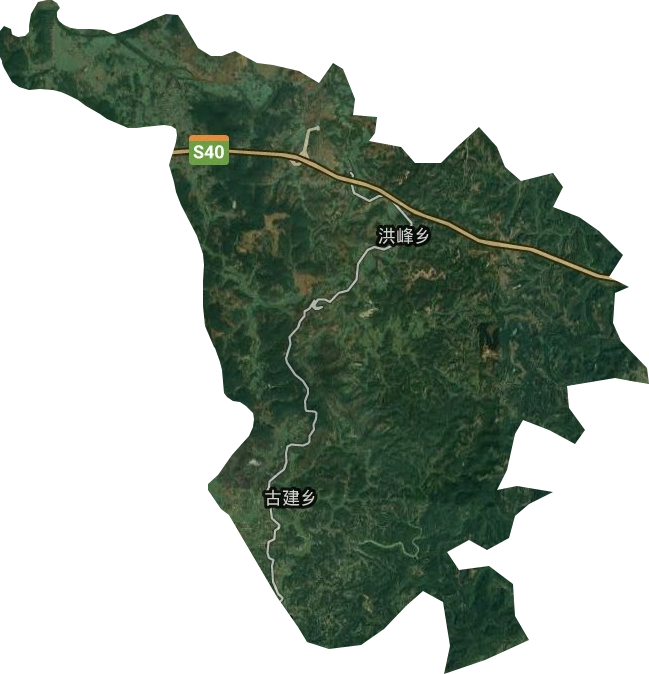 洪峰乡卫星图