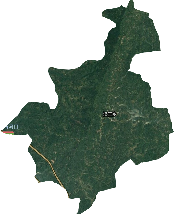 汉王乡卫星图