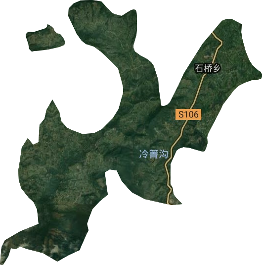石桥乡卫星图