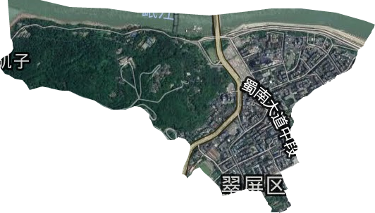 北城街道卫星图
