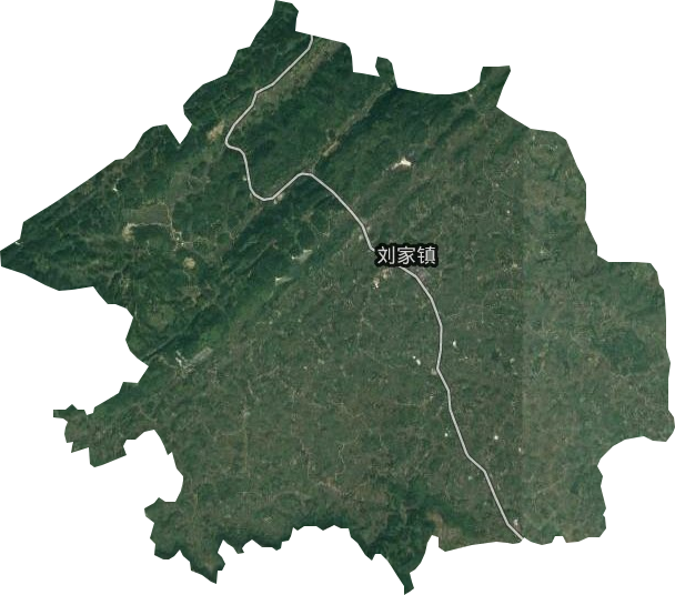 刘家镇卫星图