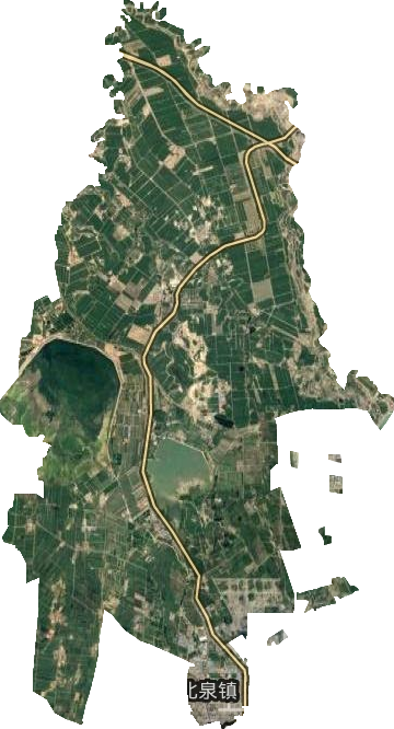 北泉镇卫星图