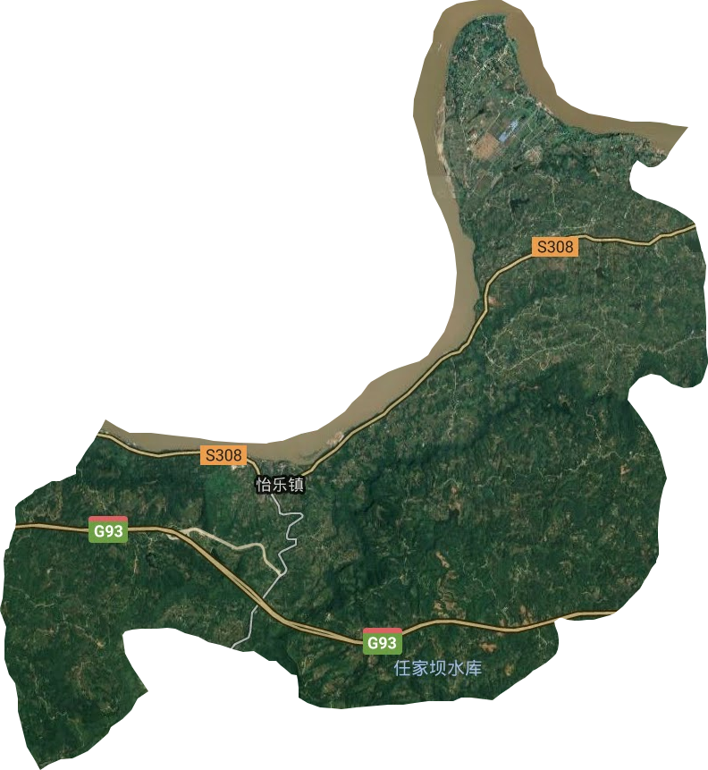 怡乐镇卫星图