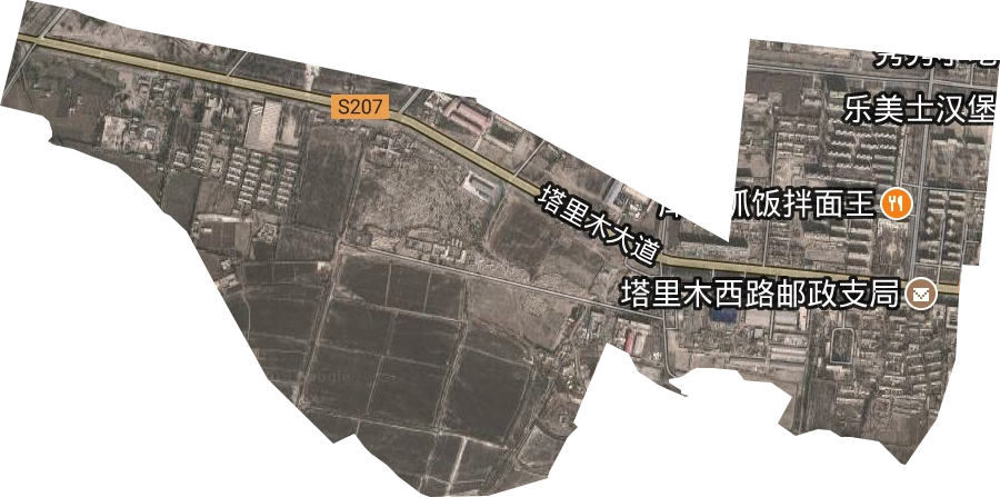 青松路街道卫星图