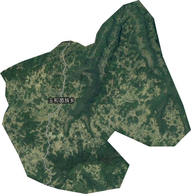 玉和苗族乡卫星图