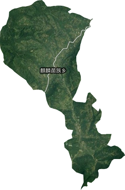 麒麟苗族乡卫星图