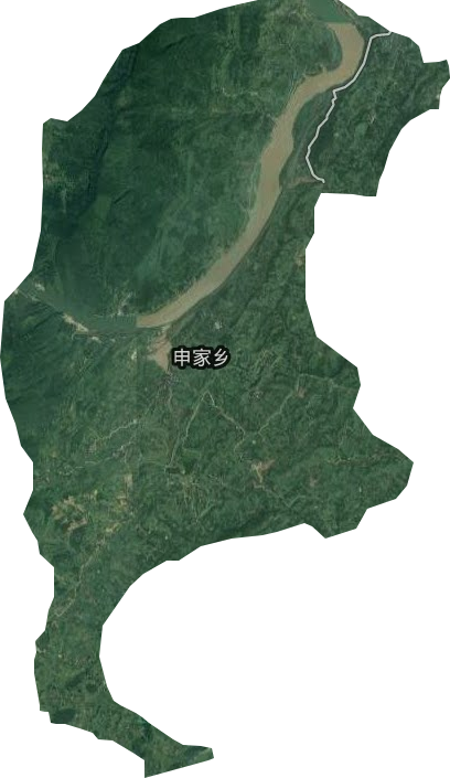 申家乡卫星图