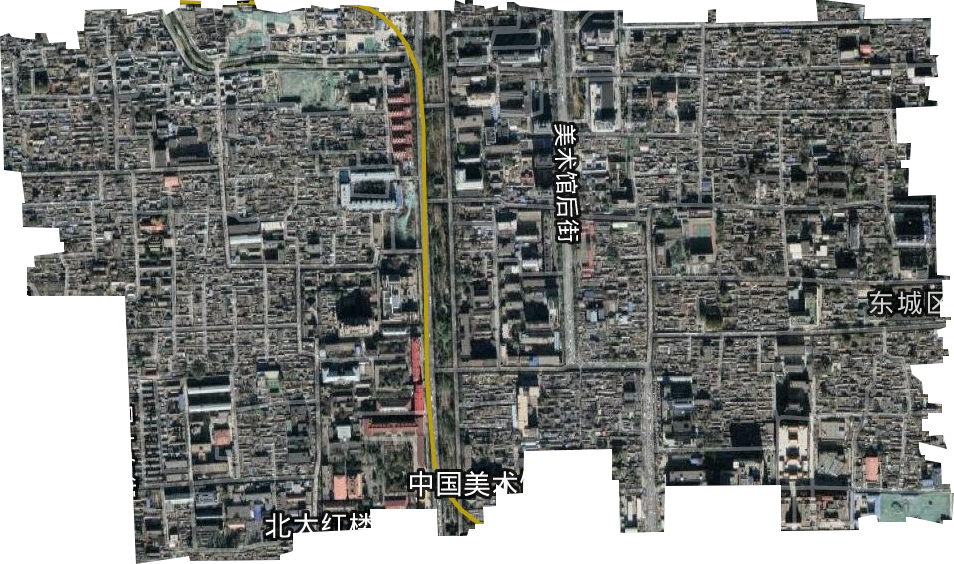 景山街道卫星图