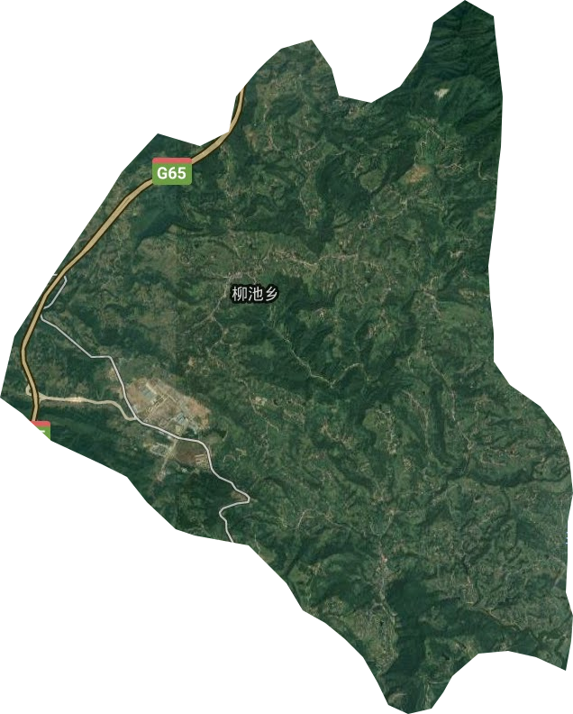 柳池乡卫星图
