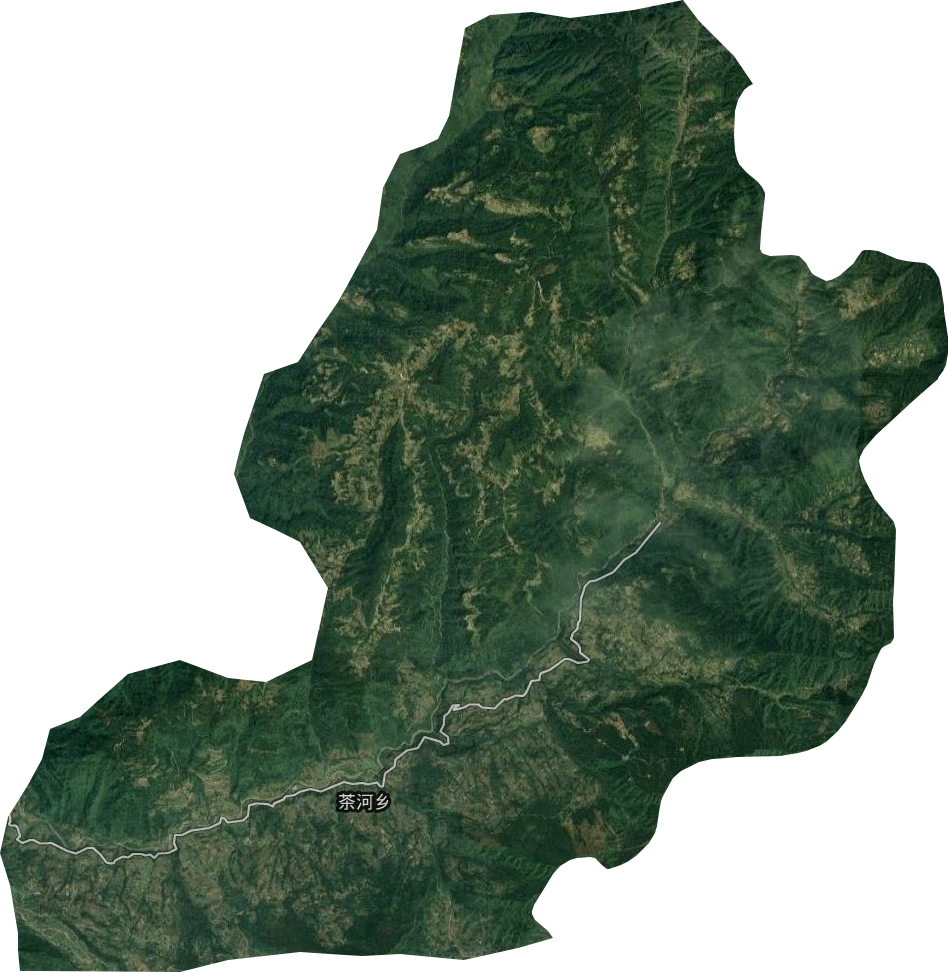 茶河乡卫星图