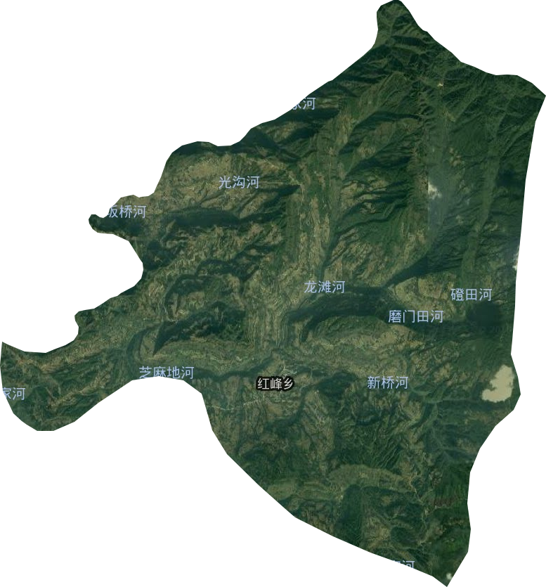 红峰乡卫星图