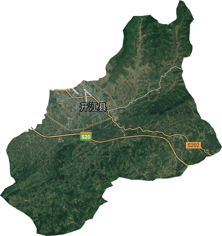 新宁镇卫星图