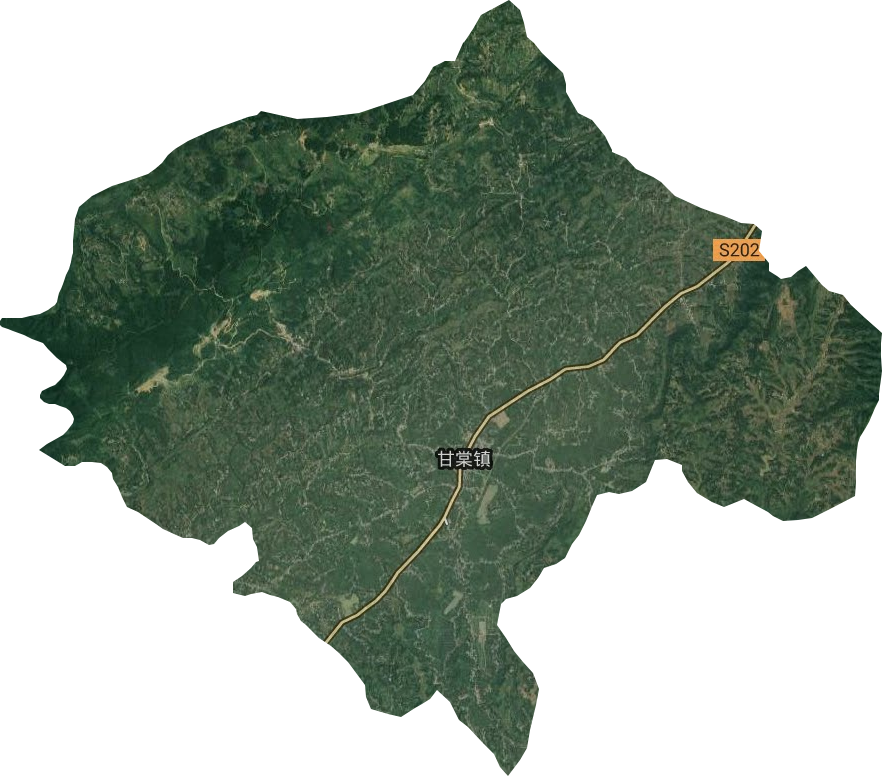 甘棠镇卫星图