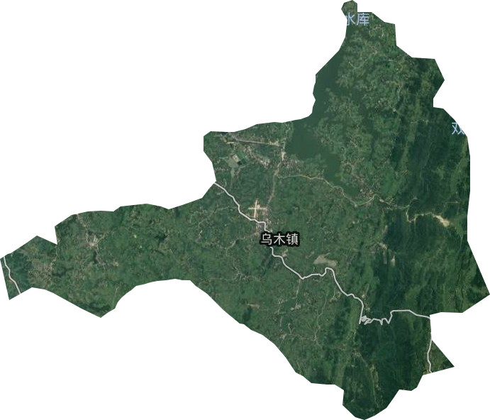 乌木镇卫星图
