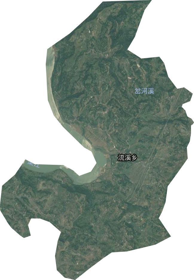流溪乡卫星图