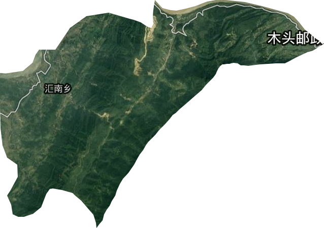 汇南乡卫星图