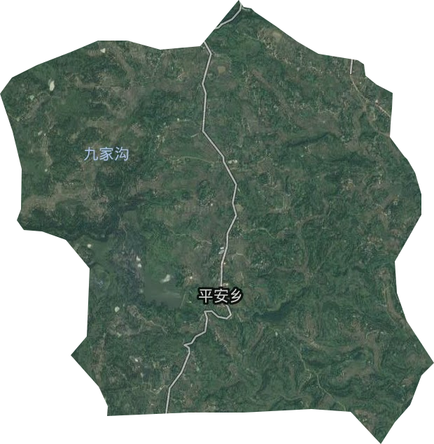 平安乡卫星图