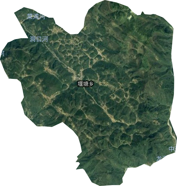 堰塘乡卫星图