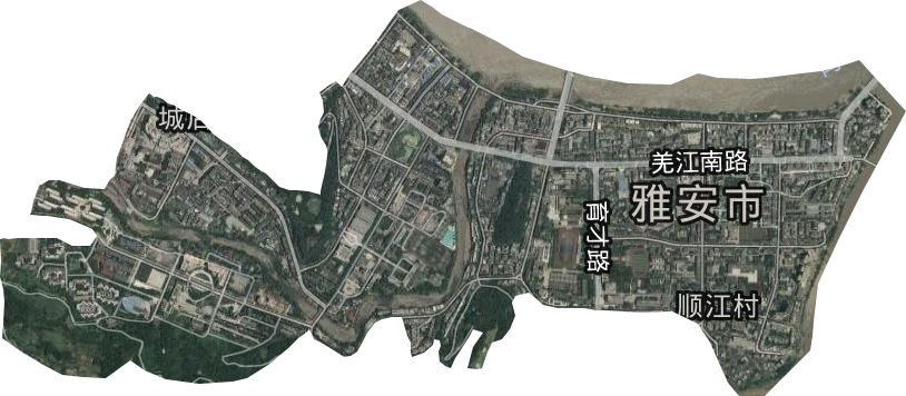 东城街道卫星图