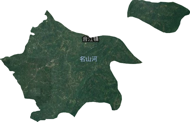 合江镇卫星图