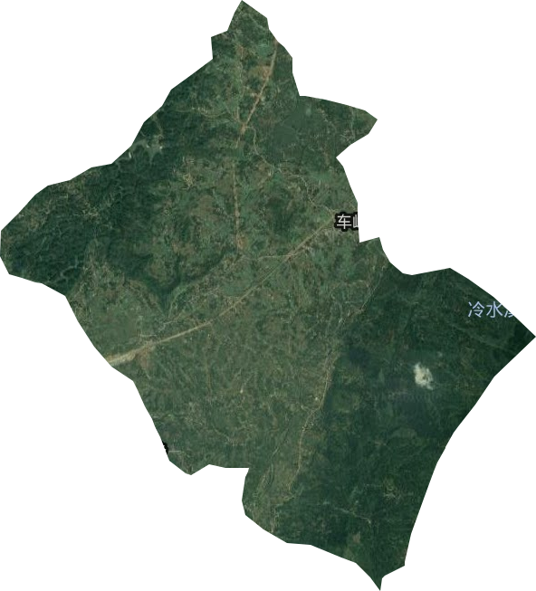 车岭镇卫星图