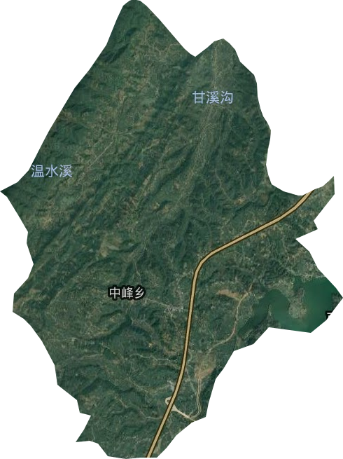 中峰乡卫星图